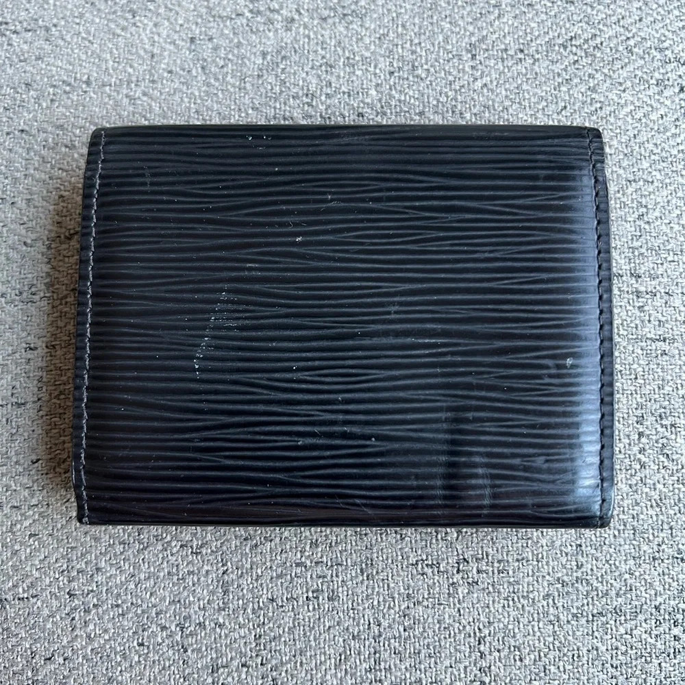 Louis Vuitton Epi Black cardholder